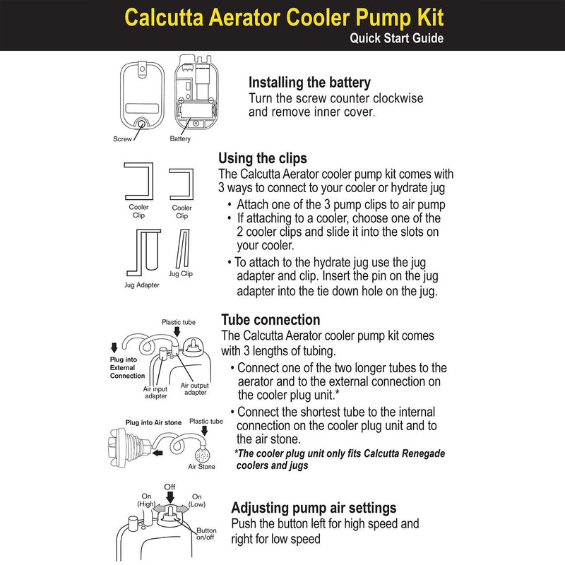 Aerator Cooler Pump Kit