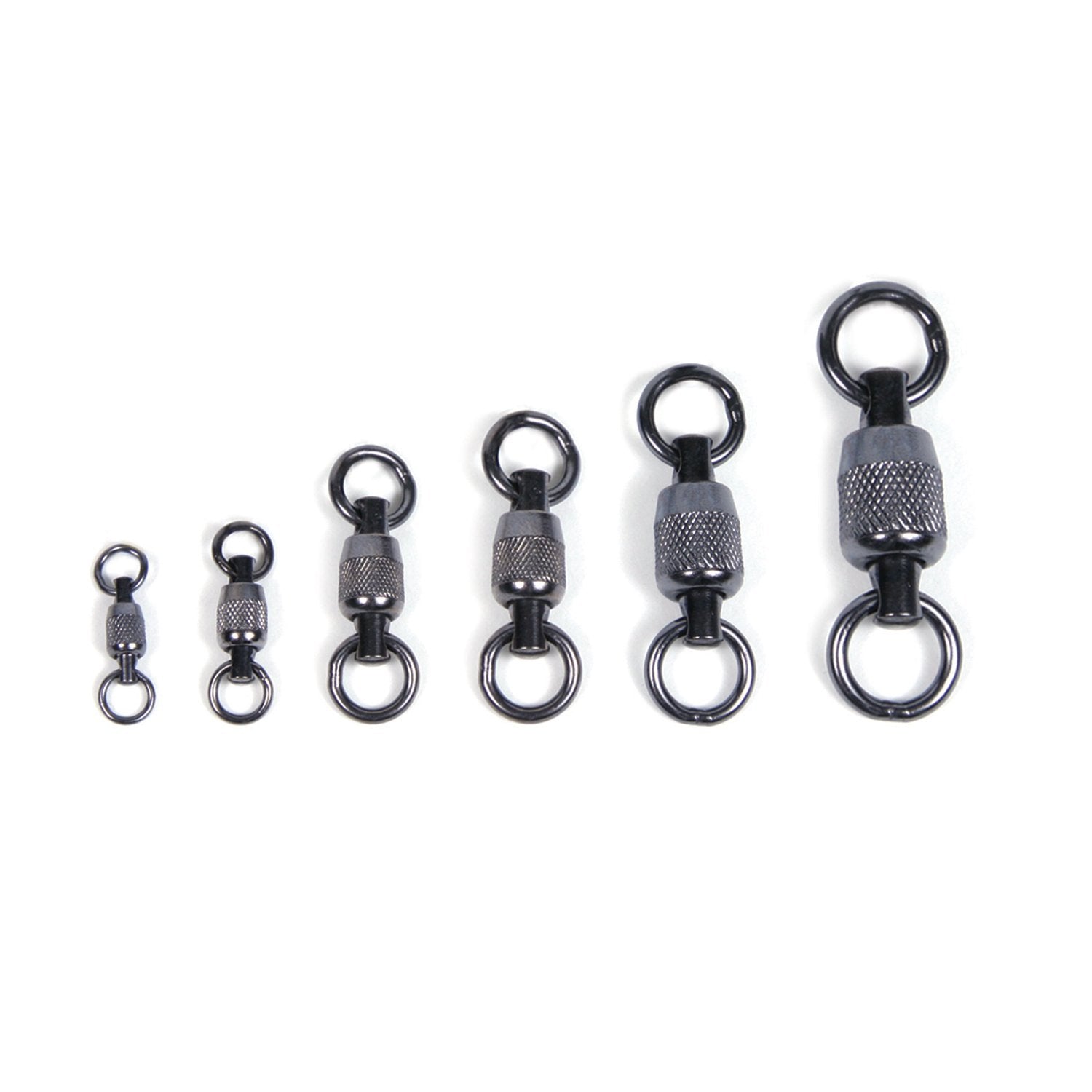 Stainless Steel Dual Rotation Ball Bearing Swivels 10 Pack