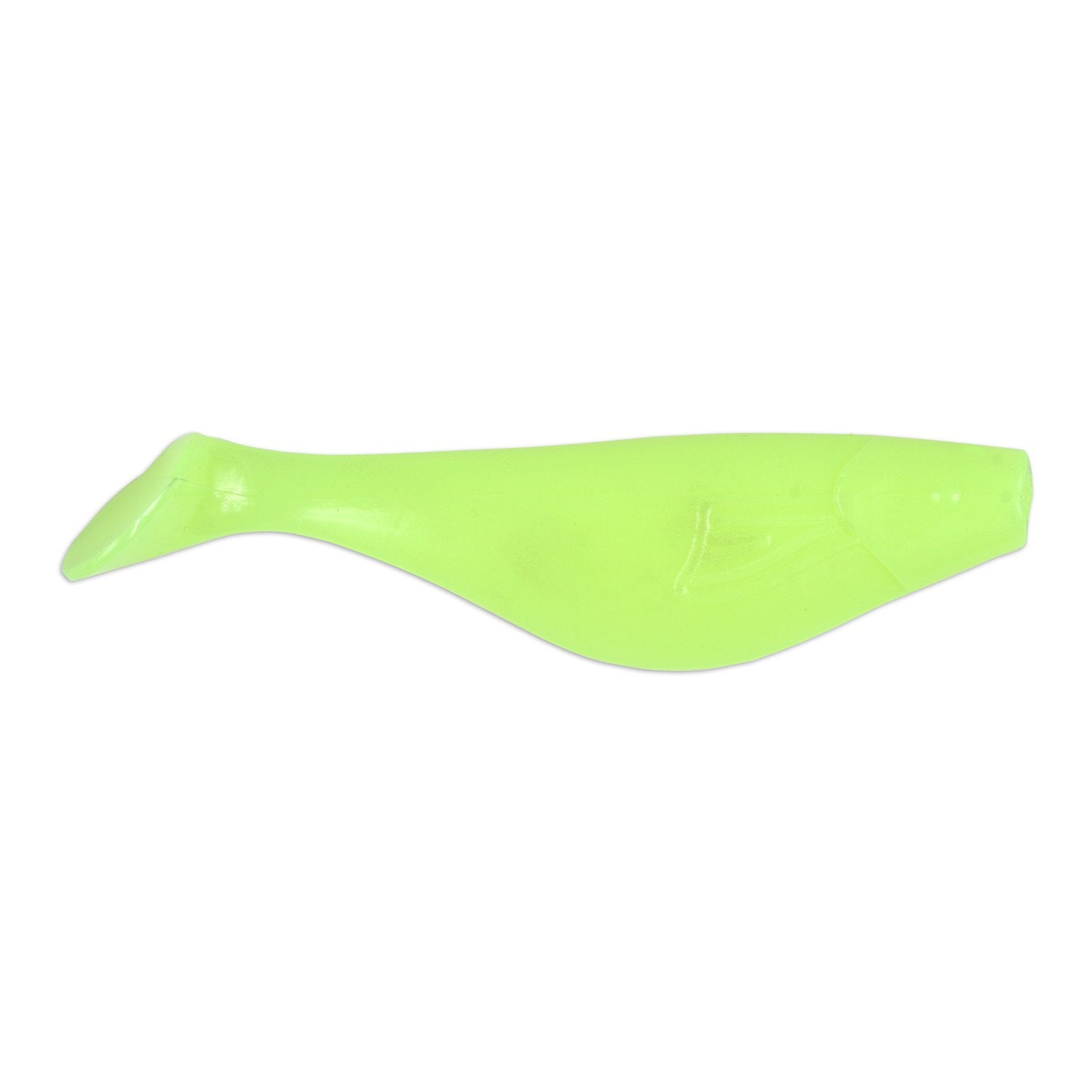 Got-Cha 6 Shad Body Opaque Chartreuse
