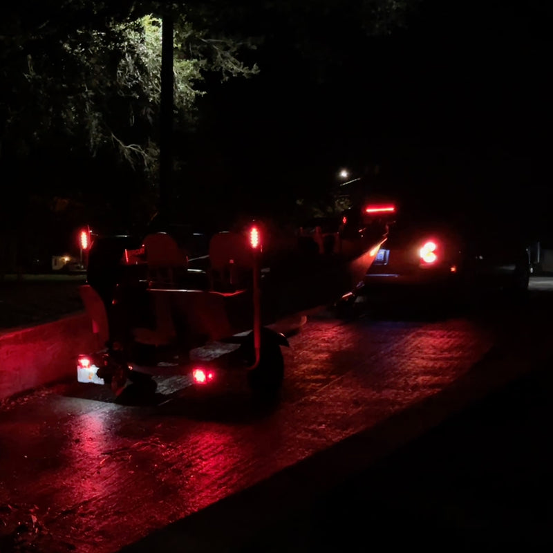 LED Trailer Guide-on Light Post Kit