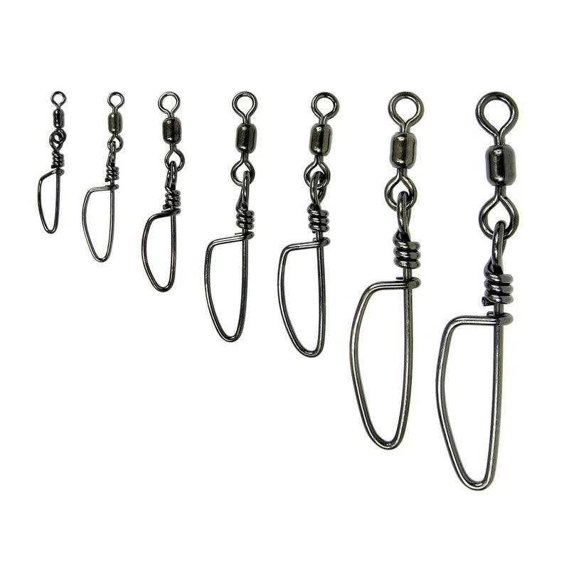 Stainless Steel Snap Swivels Large Pack