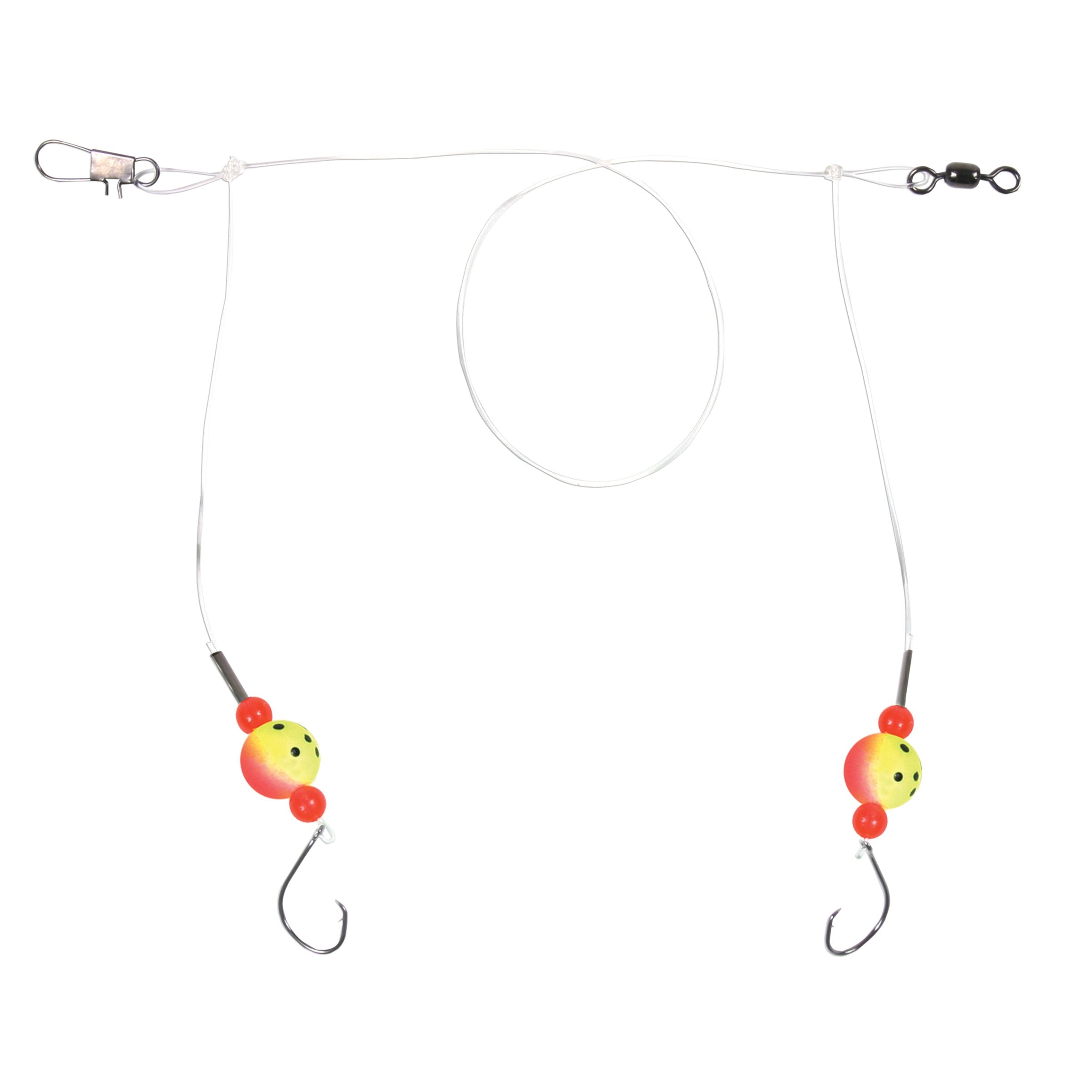 Double Drop Spot & Kingfish Rig with Fluorocarbon & Circle Hooks