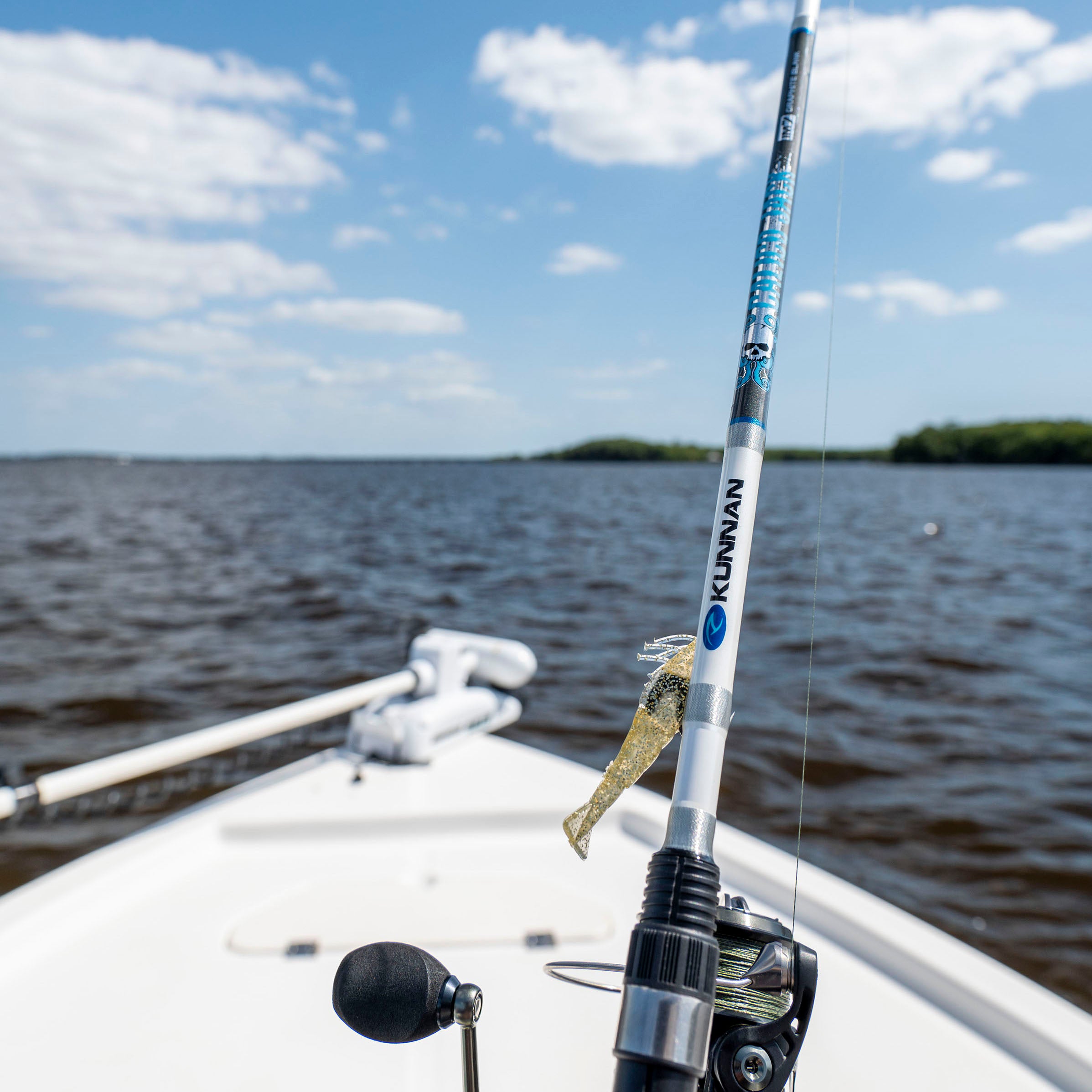 Kunnan Calico Jack inshore spinning rod graphics